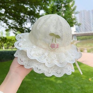  Ren Hoa Cho Bé Nón Dễ Thương Trẻ Sơ Sinh Bé Gái Che Nắng Người Cá Mũ Cho Bé Mùa Hè Thoáng Khí Lưới Lưu Vực Nắp 