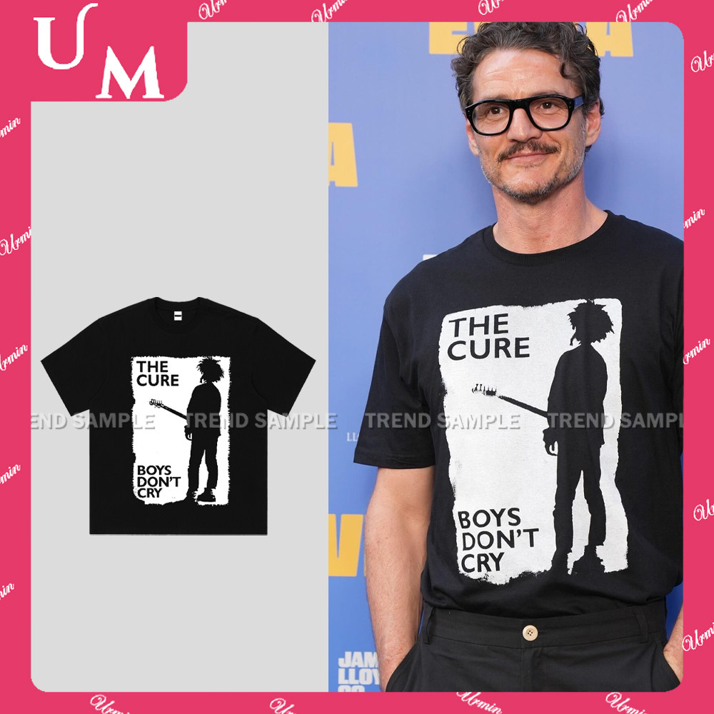 Áo thun cotton unisex vintage của Pedro Pascal - thiết kế tối giản, in hình tay ngắn, phù hợp mọi kí