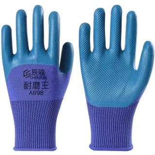  Bịch 12 đôi găng tay bảo hộ lao động chống trơn trượt dày dặn ôm sát tay găng tay lao động A688 