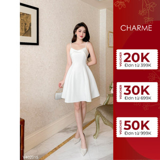 Váy 2 dây dáng ngắn Charme 402015