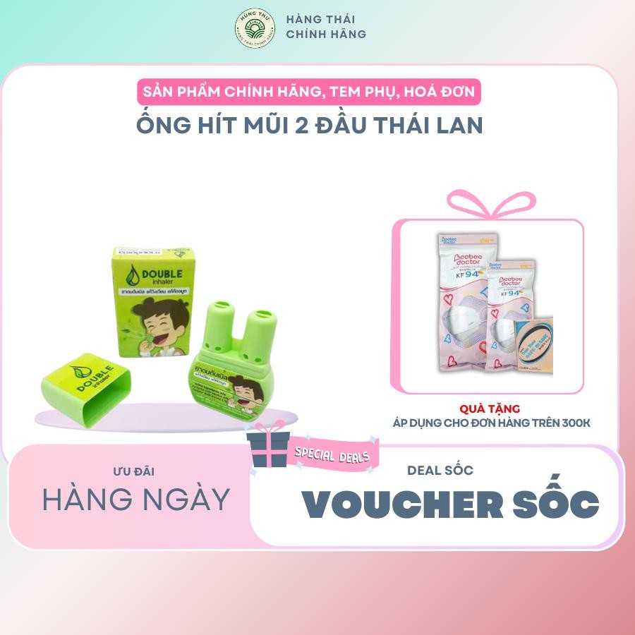 Ống hít mũi 2 đầu Thái Lan