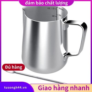 Bình tạo bọt sữa 350Ml Bình sữa bằng thép không gỉ Bình sữa tạo bọt Bình sữa cho máy pha cà phê.tusongh44vn