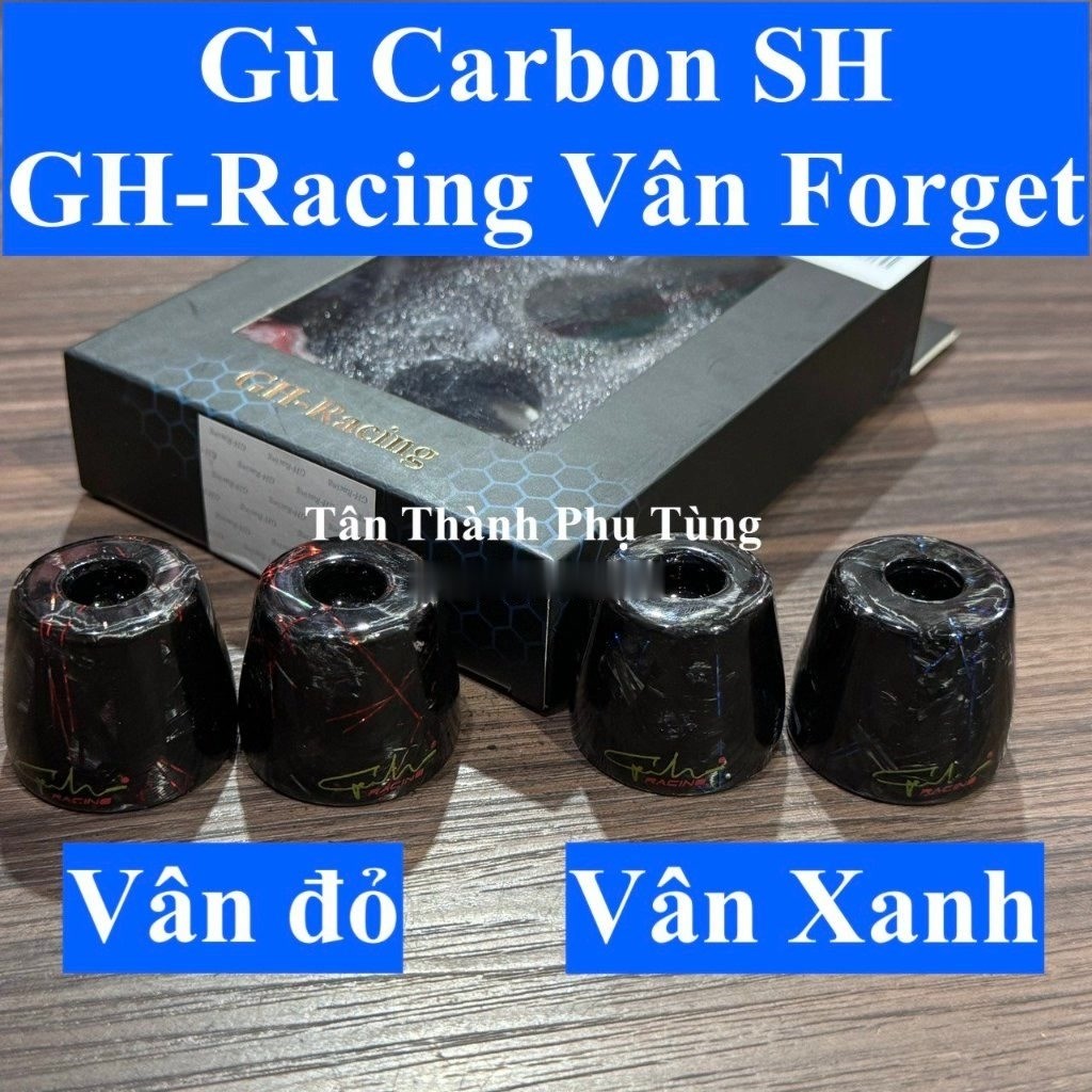 Gù Carbon SH GH Racing Vân Forget - 1 cặp
