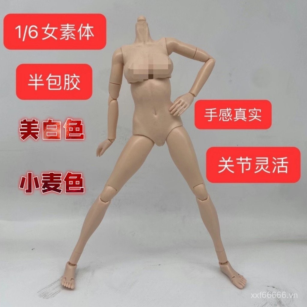 Hàng có sẵn 1/6 Nữ cơ thể phụ nữ quân nhân mô phỏng hình nộm nữ cao cấp có thể di chuyển nữ cơ thể đ