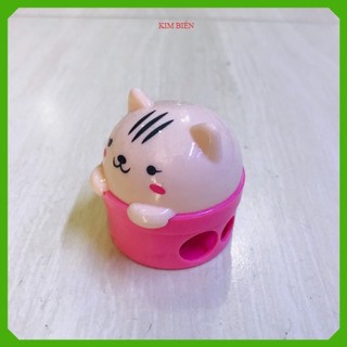3 Gọt Bút Chì 2 Lỗ 360 Hình Động Vật Mèo Siêu Cute Dễ Thương Cho Học Sinh(VPP KIMBIEN0)
