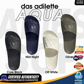 [Auth] Dép đúc 3 sọc Adilette Aqua chính hãng dòng đúc toàn bộ siêu bền chống nước chống trượt - Aries Sốp
