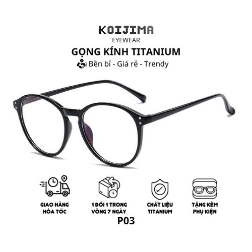 Gọng kính nhựa thời trang siêu rẻ P03