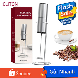 Cliton Máy Đánh Sữa Bằng Thép Không Gỉ 304 Chất Lượng Cao
