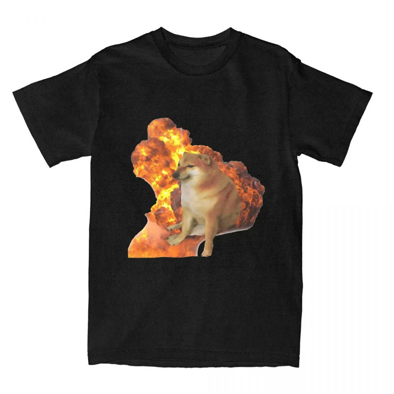 2025 bánh quế cho bạn bè Mùa hè mới Vintage 3D In Hình Động Vật Meme Balltze Má RIP Áo xs-3xl