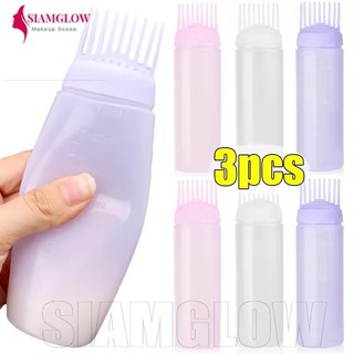 Bình nhuộm tóc 170ML - Bình nhuộm tóc - Lược bình sữa có thể đổ lại - Chai bôi dầu tóc Salon chuyên nghiệp - Dụng cụ tạo kiểu tóc phân phối bằng nhựa