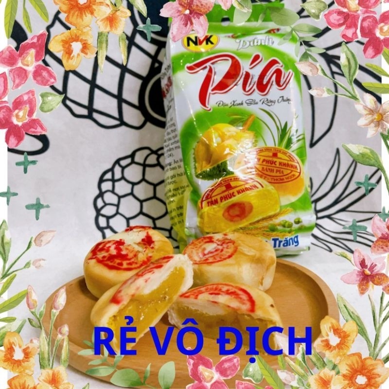 [BUÔN SỈ RẺ] PÍA ĐẬU SẦU RIÊNG 250GR 4 BÁNH NGON RẺ