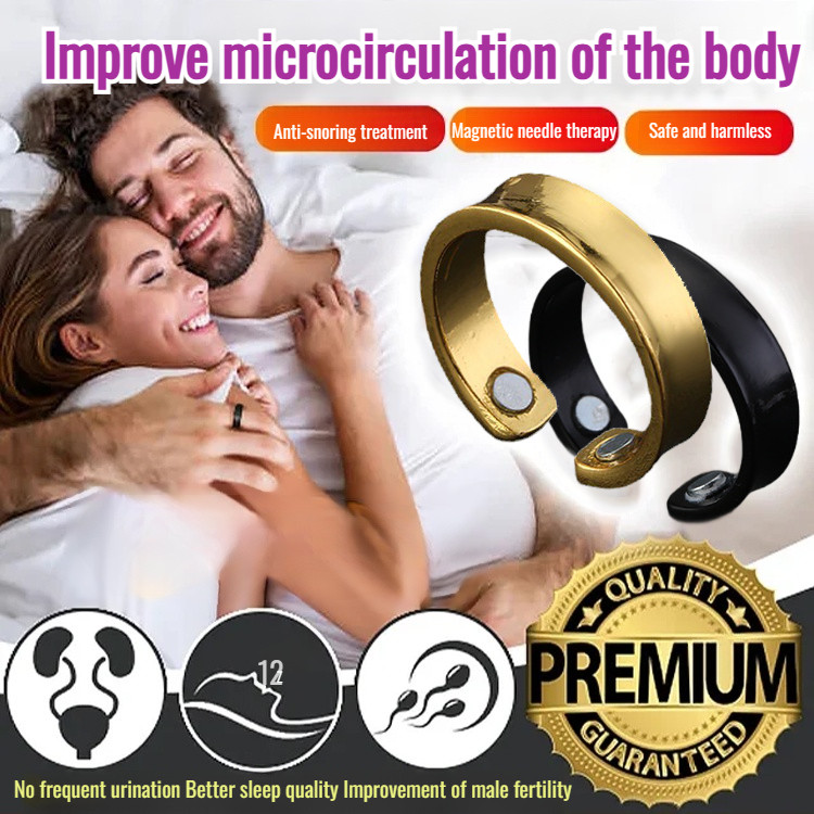 Rose Gold Couple's Open Finger Ring Metal Jewelry Magnet Ring Ring Couple's Metal Open Finger Ring