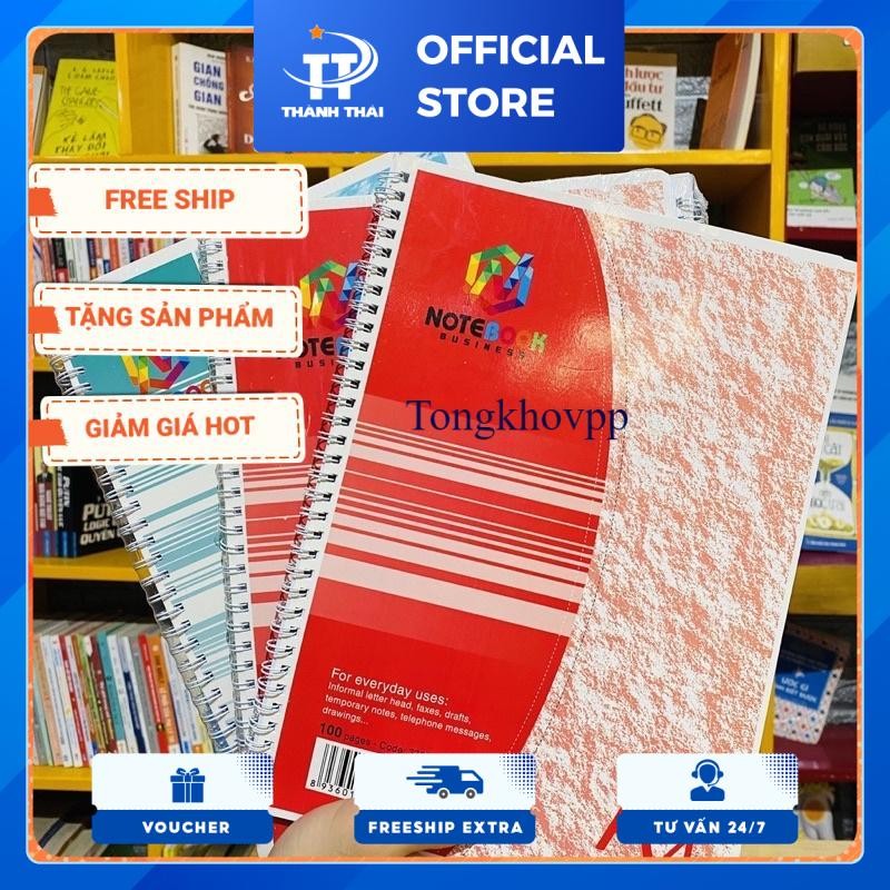 Sổ lò xo A5 200 trang-100 trang