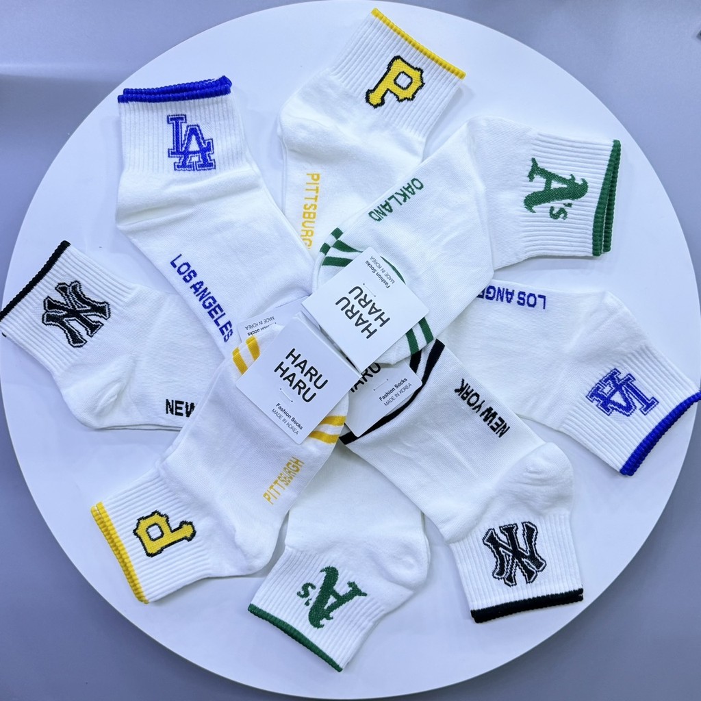 [ Authentic ] MLB-SÉT TẤT MLB NỘI ĐỊA HQ_ CỔ THẤP