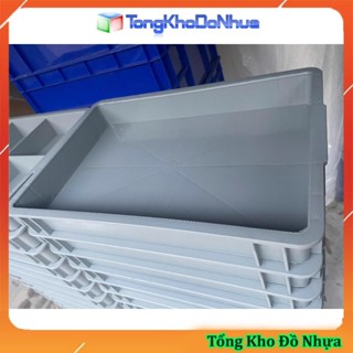 Khay nhựa G8 đựng dụng cụ đồ nghề linh kiện kích thước 487x325x68mm đựng thức ăn, ốc vít, đồ dùng, dụng cụ