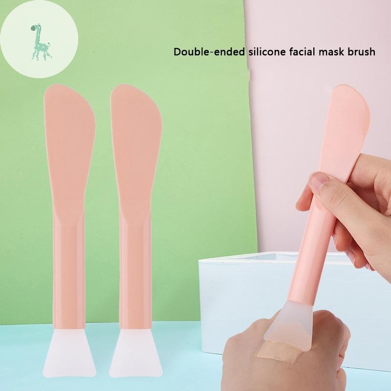 GRG Silicone Mặt nạ Bàn chải mềm có dụng cụ cạo Tích hợp Bàn chải màng bùn công dụng kép DIY Film Ad