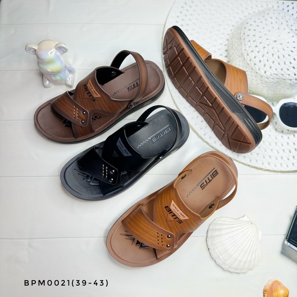 DÉP QUAI HẬU DA BI.TIS NAM CHÍNH HÃNG ẢNH SHOP TỰ CHỤP 100% BPM0021