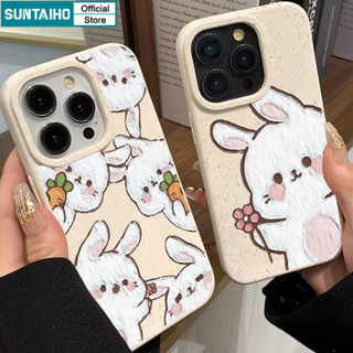 Ốp điện thoại họa tiết chú thỏ dễ thương và quyến rũ Suntaiho 	ốp lưng mềm chống sốc cho iPhone 11 12 13 14 15 16 Pro Max IP 7 8 Plus Iphon X Xs XR Xs Max