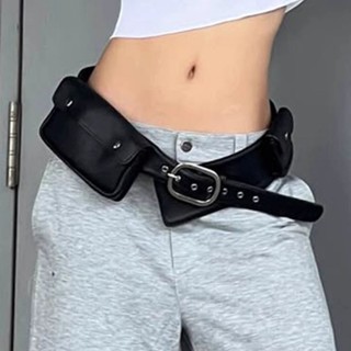 Túi Thắt Lưng Retro Phong Cách Punk, Độc Đáo Cho Cô Gái Năng Động
