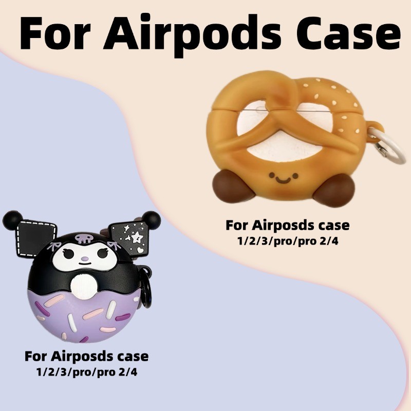 Dành cho vỏ AirPods 4 / Vỏ AirPods pro / Pro2 Vỏ hoạt hình 1 / 2 / 3 cho AirPods Pro2 / 4 cho vỏ inP
