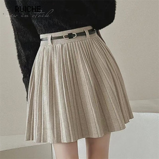 RUICHE Chân váy chân váy dài Vintage Fashion Xu hướng hàn quốc WSQ24B1AUO 47Z241122