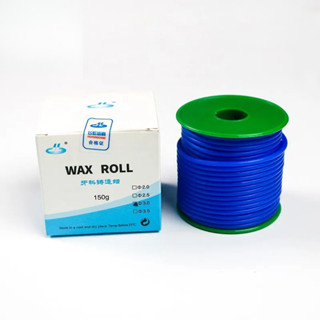  1 gói Sáp dây nha khoa 150g Cuộn dây sáp Sprue 2mm-3.5mm Màu xanh Sprue Wax Coils Phòng thí nghiệm nha khoa 