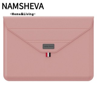 Túi đựng máy tính xách tay NAMSHEVA, Túi đựng máy tính xách tay bằng da PU 13 14 15.4 16,1 Inch, Túi đựng chống sốc chống nước đa chức năng