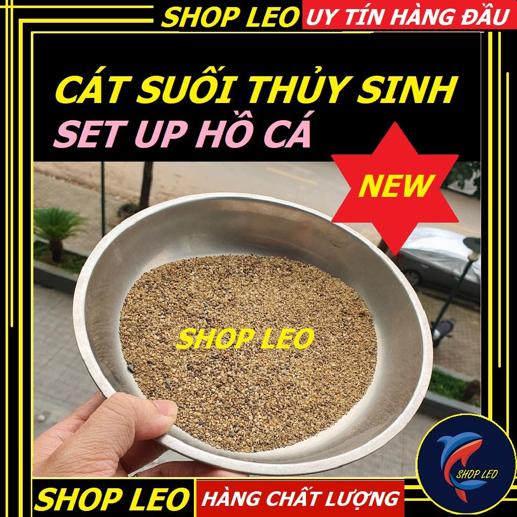 Cát Suối thủy sinh trải nền bể cá - Cát suối tự nhiên - Trải Nền Trang Trí hồ Cá, Bể Thủy Sinh, bể b