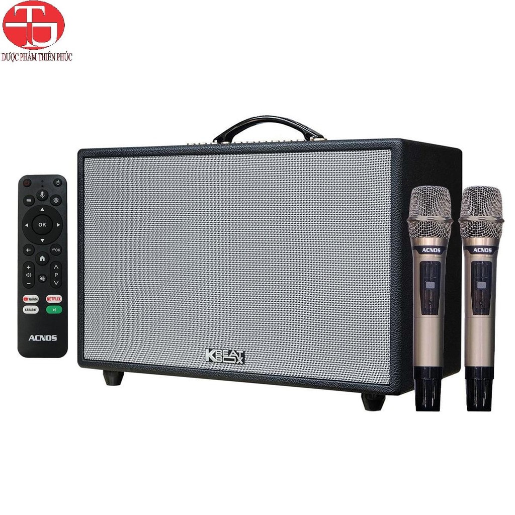 [HCM] Loa Xách Tay Acnos Hinet 3600 pro (Đầu Karaoke Phát Hình Ảnh 8K, Bass 25cm, 200W, Bluetooth 5.