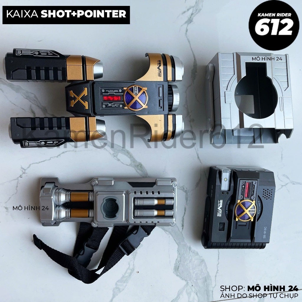 Bộ Mô hình đồ chơi driver kamen rider kaixa Shot Pointer KaixaPointer KaixaShot csm gear FINISHER PO