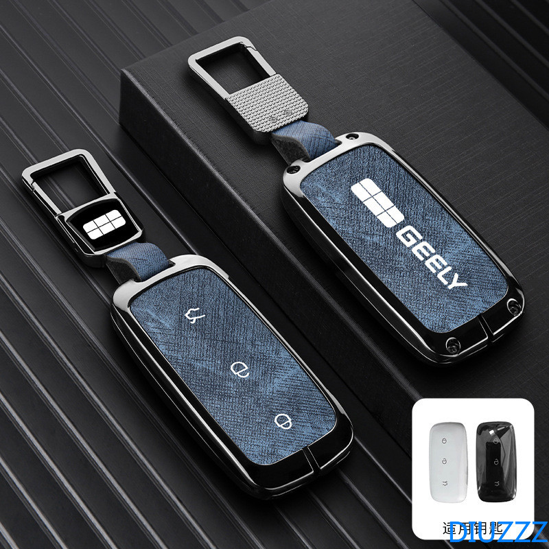 Dành Cho Xe Hợp Kim Kẽm Geely Chìa Khóa Thông Minh Fob Ốp Lưng Dành Cho Geely EX5 Galaxy E5 Cho Geel