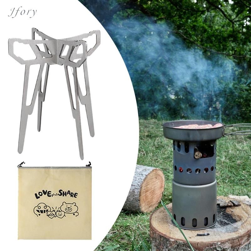 Jfory Camp Cooking Stand Kittle Boiling Stand Dutch Oven Stand Ổn định Grill Pan Tripod để câu cá Ba