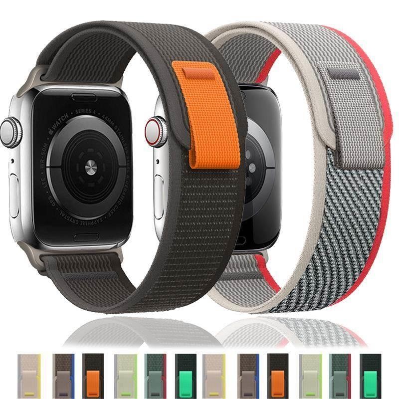 Dây nylon Thay Thế Cho ĐồNg Hồ cho Apple Watch series 10 9 8 7 6 se Ultra 45mm 44mm 49mm 42mm 46mm D