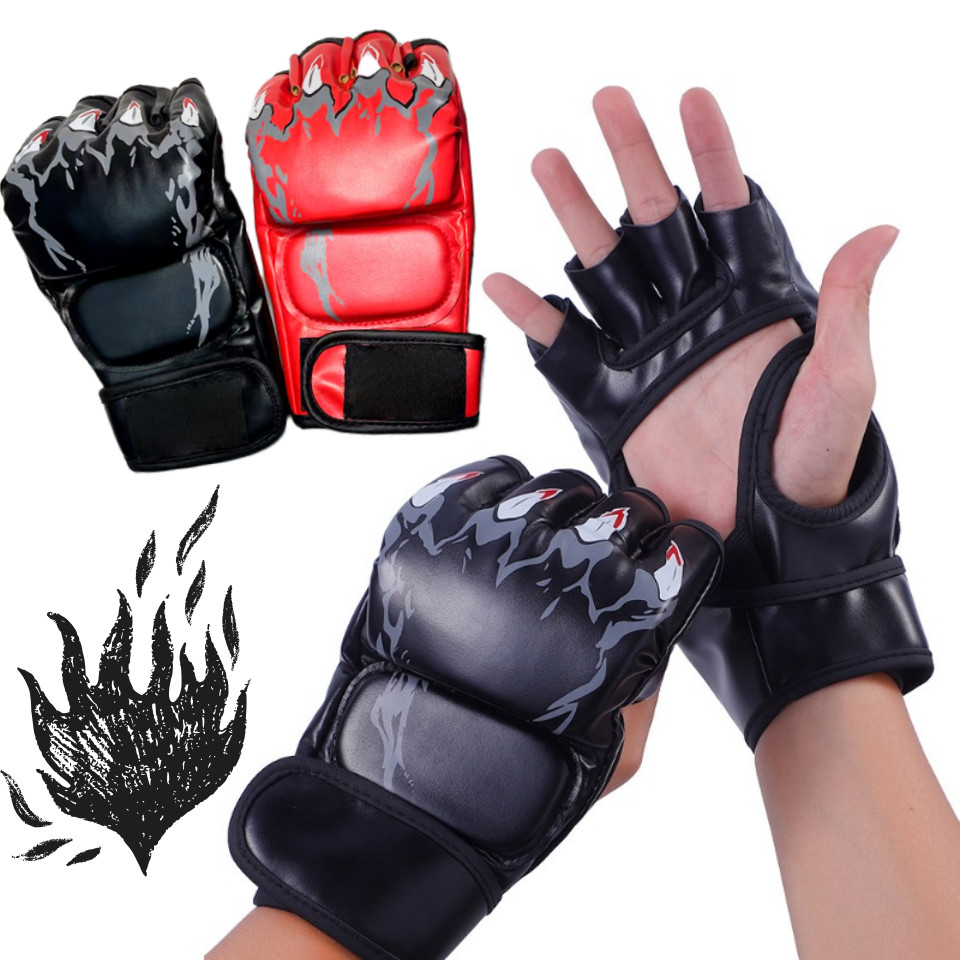 Găng Tay MMA PU Cao Cấp Chống Va Đập - Ôm Tay Châu Á, Đa Năng Cho Boxing/Vovinam/Muay/MMA