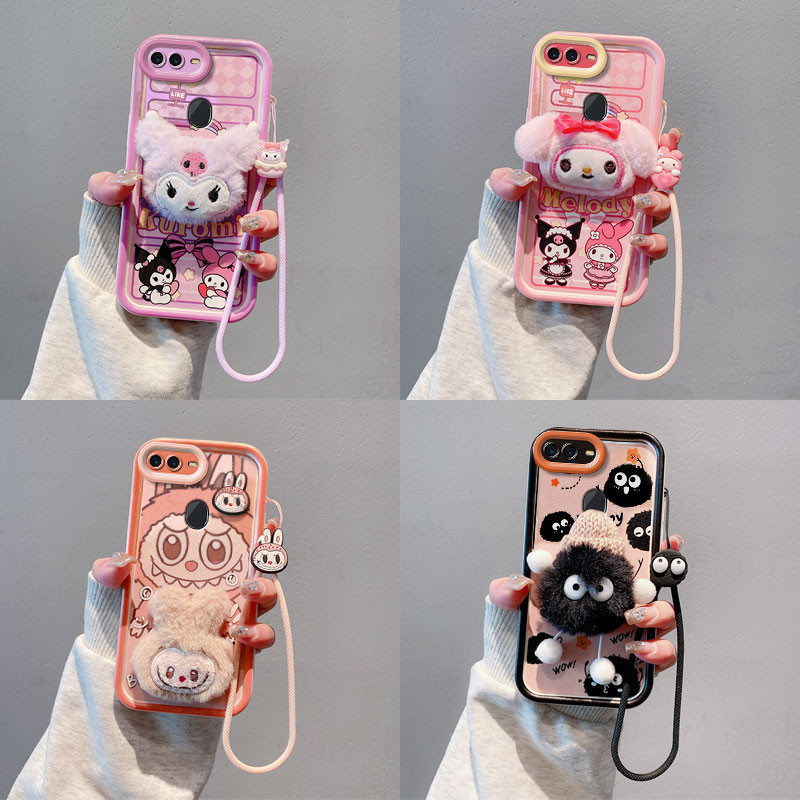 ốp lưng oppo a5s oppo f9 f9 pro a12 a7 Ốp điện thoại búp bê sang trọng cho ốp lưng oppo a5s.