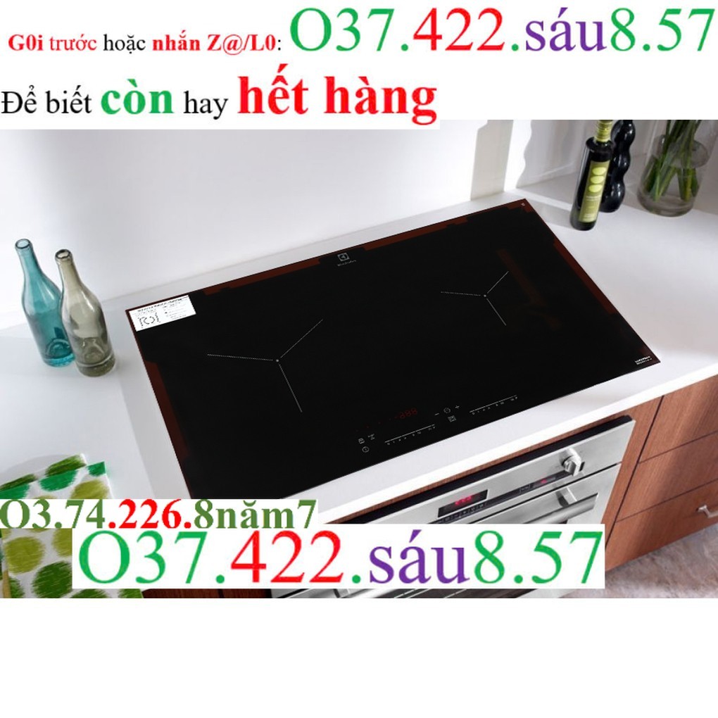 EHI7260BB -- Bếp từ đôi Electrolux EHI7260BB -  Bếp từ âm 2 vùng nấu 70cm h