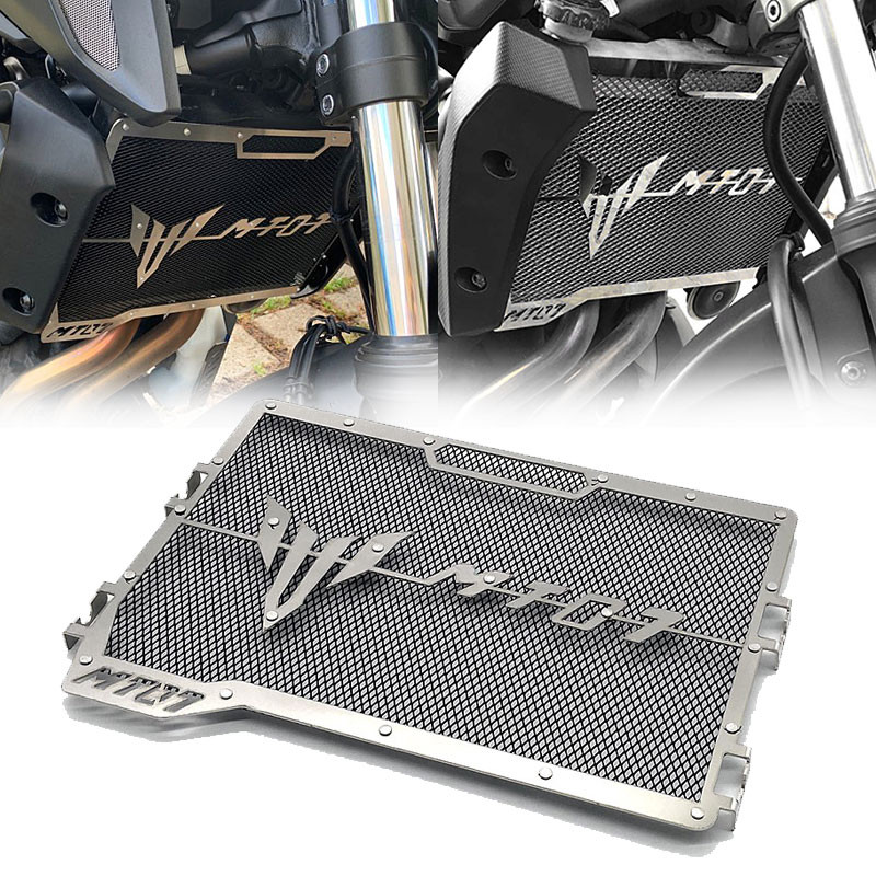 MT07 FZ07 Vỏ bảo vệ tản nhiệt xe máy Lưới tản nhiệt bảo vệ cho Yamaha MT-07 FZ-07 2014 2015 2016 201