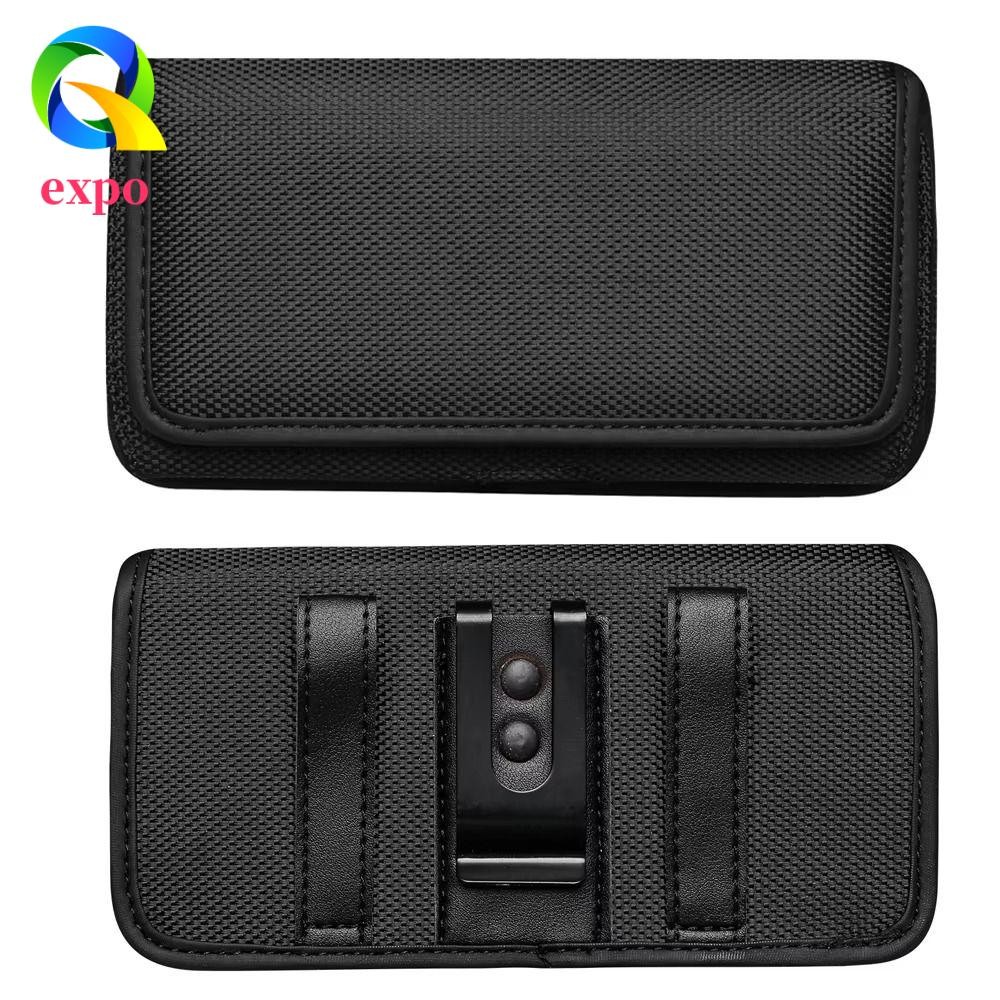 Túi đeo thắt lưng Vỏ điện thoại, Kẹp thắt lưng kiểu ngang bền bỉ Vỏ điện thoại, Giá đỡ điện thoại di động Oxford Chống mài mòn Điện thoại đính kèm Oxford Cover Pouch Phụ kiện thắt lưng