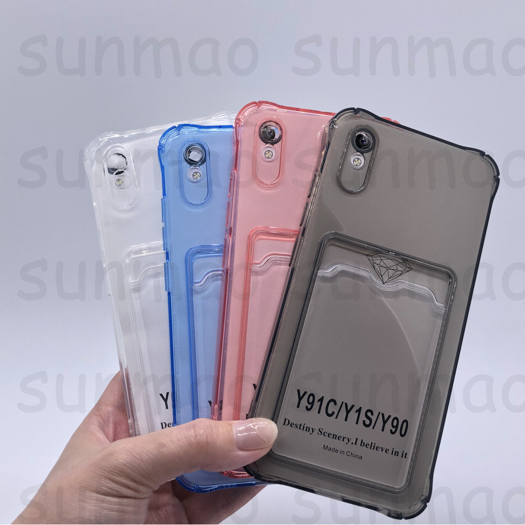 Ốp Lưng Đựng Thẻ Cho Vivo 1820 Y91C Y1S Y90 Vivo 2015 Ốp Lưng Điện Thoại Hình Ảnh Silicon