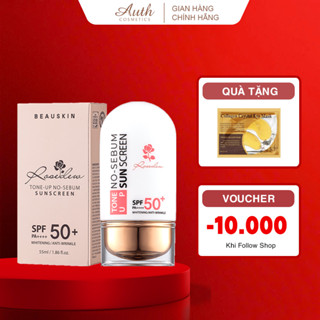 Kem chống nắng kiềm dầu nâng tông Beauskin Rosedew Toneup No Sebum Sunscreen 55ml