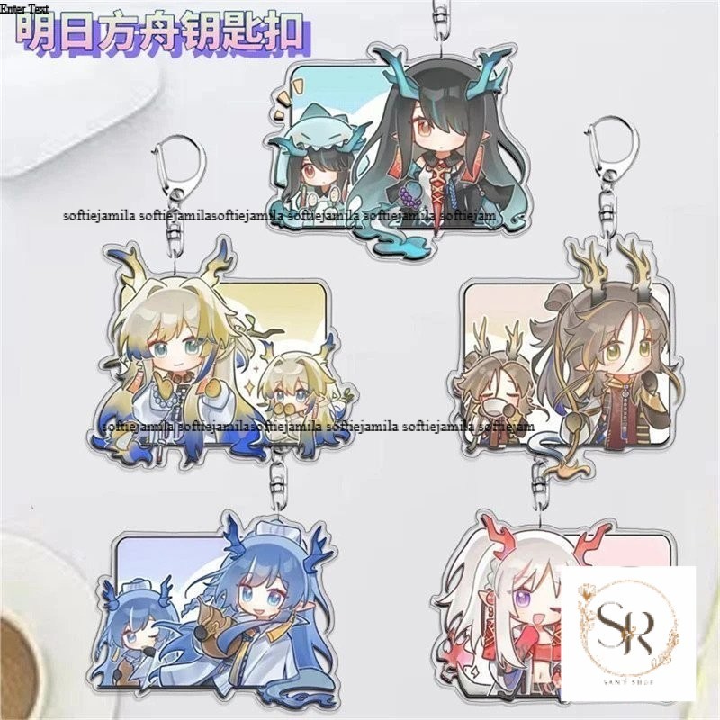 Trò chơi Arknights Ling Shu Dusk Nian Ji Cosplay TRANG PHỤC, móc khóa acrylic, quà tặng Giáng sinh