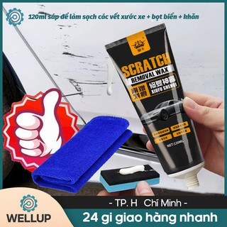  120ml Sáp tẩy xoá vết xước xe ô tô đánh bóng sửa chữa vết trầy sơn dễ dàng xe máy oto 