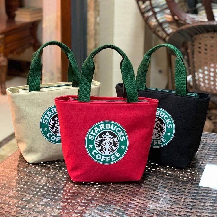 Canvas Handbag Canvas Bag Cloth Bag Office Worker Student Packed Lunch Lunch Box Bag Mummy Bag 2X6x