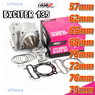 Bộ nòng kiếng lòng PHỔ THÔNG Fasstek Racing  trái nén 57,62,65,68,72,74,76,78.80 Exciter EX135 EX150 A3T 5501