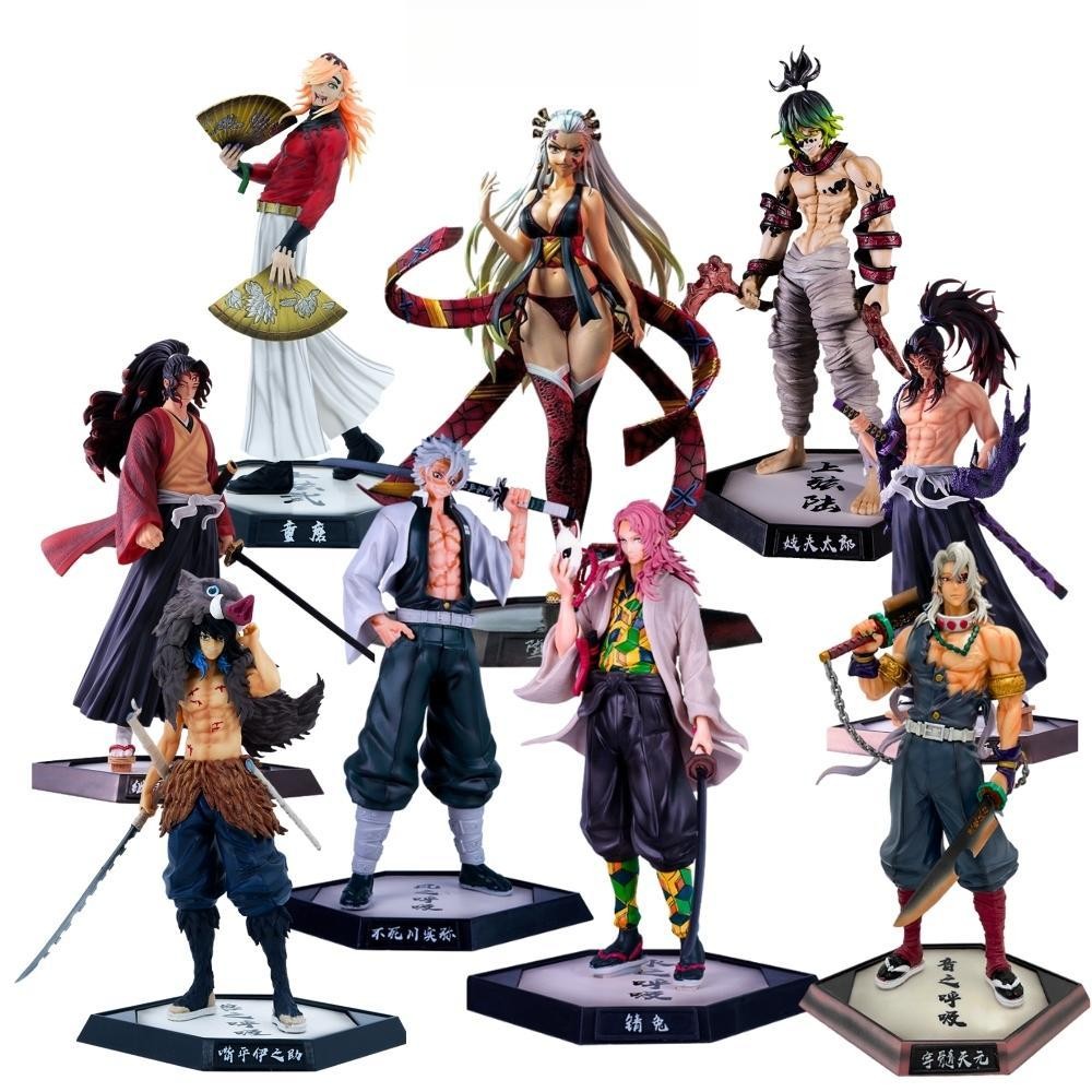 Mô hình Kimetsu No Yaiba Inosuke, Kokushibou, Douma, Gyutaro, Daki, Yoriichi, thanh gươm diệt quỷ, D