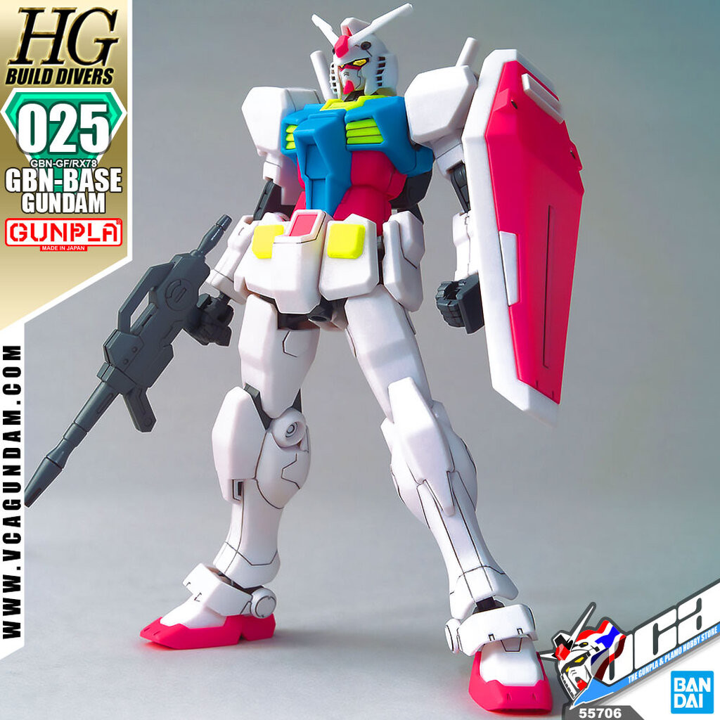 BANDAI GUNPLA CAO CẤP HG 1 / 144 GBN-BASE GUNDAM Model VCA