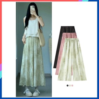 Quần ống rộng dài bigsize nữ chất đũi nhám Quần giả váy lửng 2 lớp cạp cao lưng chun tiện lợi che khuyết điểm GV11