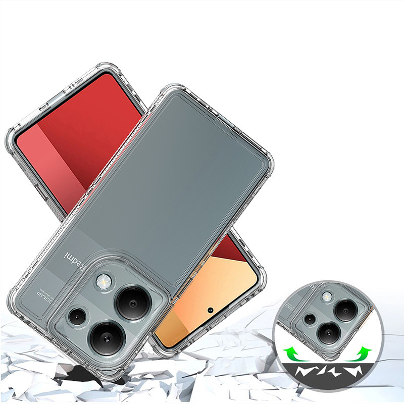 Ốp lưng trong suốt cho Xiaomi Poco M6 Pro 4G Luxury Hybrid Acrylic