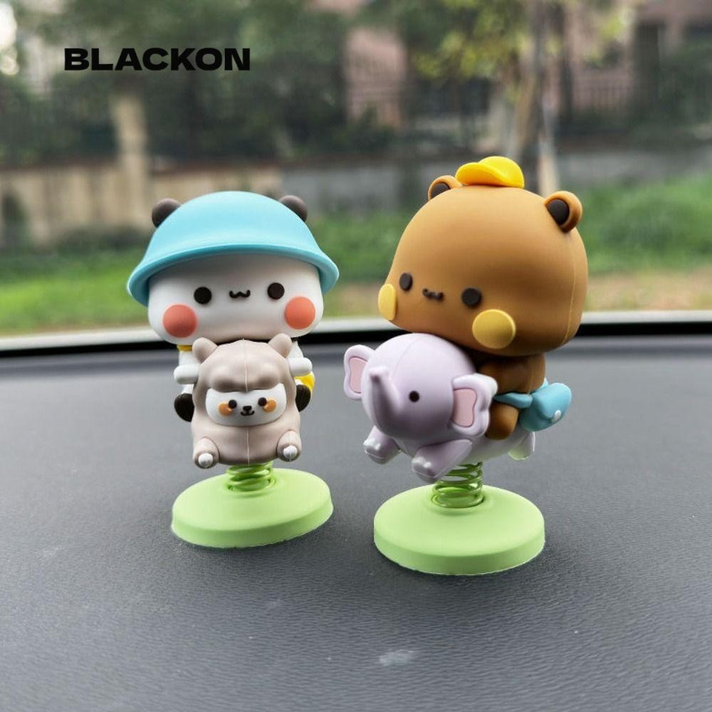 Blackon Gấu Trúc Hình, Lắc Đầu Kawaii Bubu Dudu Gấu Đồ Chơi Mô Hình, Dễ Thương Sưu Tập PVC Bubu Dudu