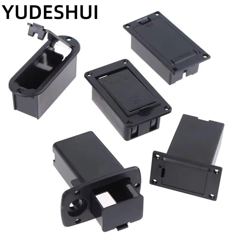 Hộp đựng pin bán tải đàn Guitar YudhUI, Hộp đựng pin 9V màu đen, Hộp đựng phụ tùng đàn Guitar Pin nh